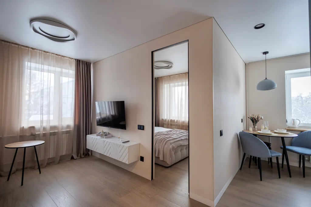 Двухкомнатный апартамент в центре города