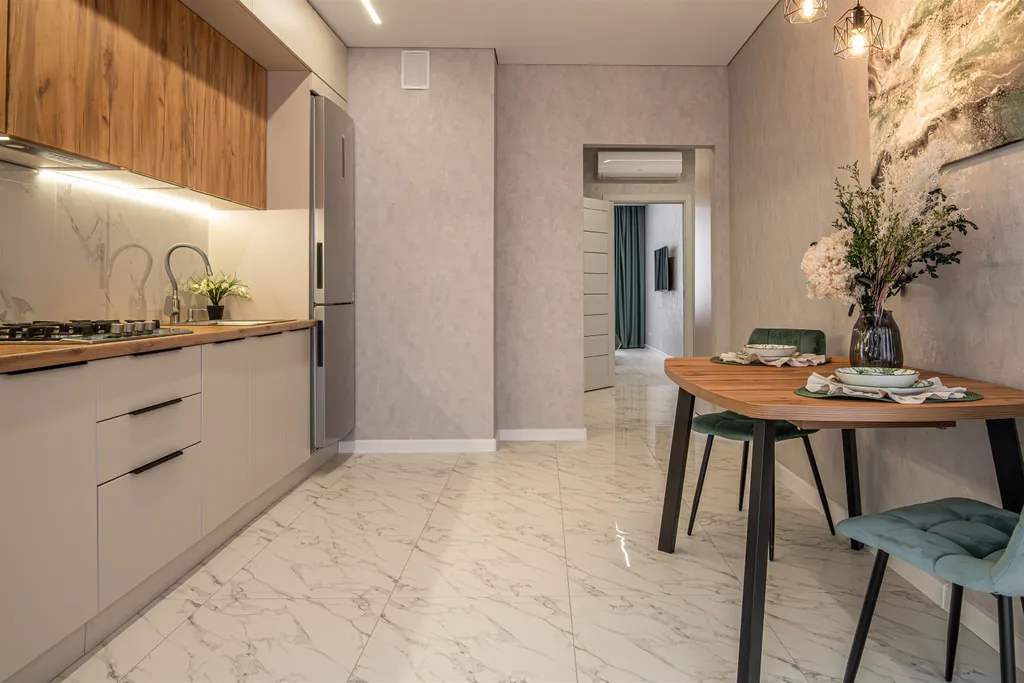 Просторная квартира с красивым видом