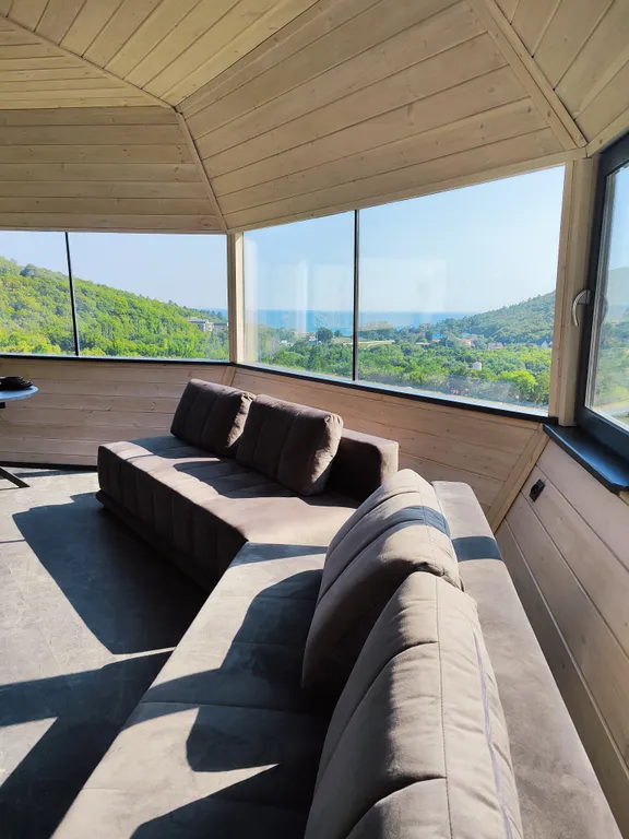 Коттедж Оригинальный дом на высоте — Бжид