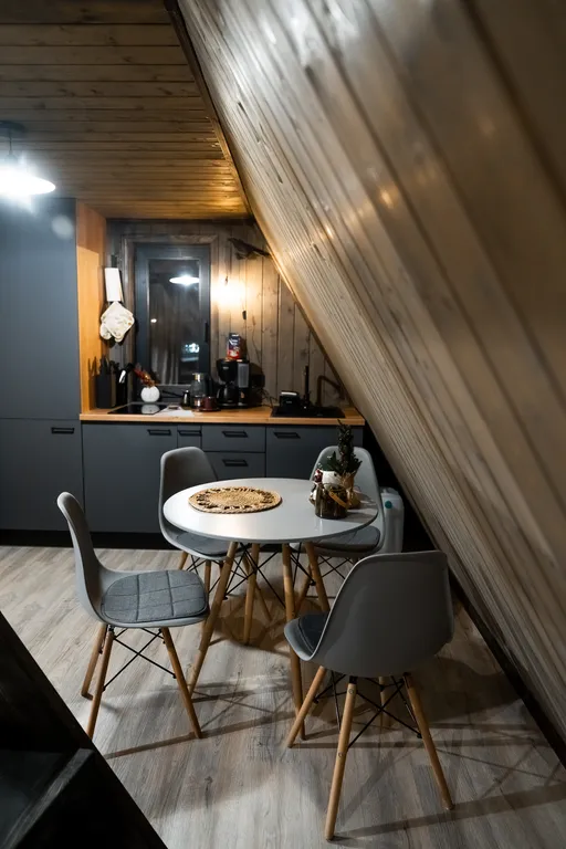 Дом А-Фрейм с террасой №4