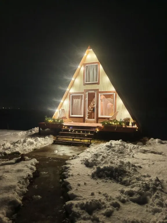 Коттедж Уютный домик А-фрейм в гостях на хуторе Фридланда — Калининград