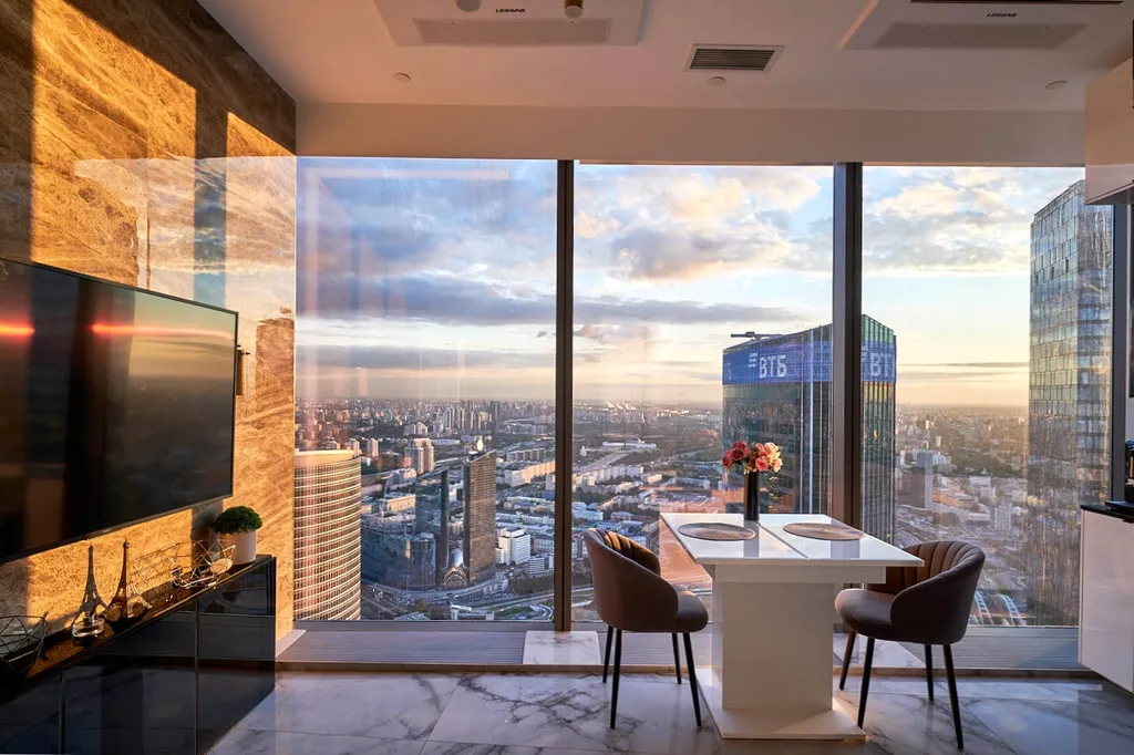 Sky City Moscow 80 этаж Выше облаков, очень ценный и редкий вид