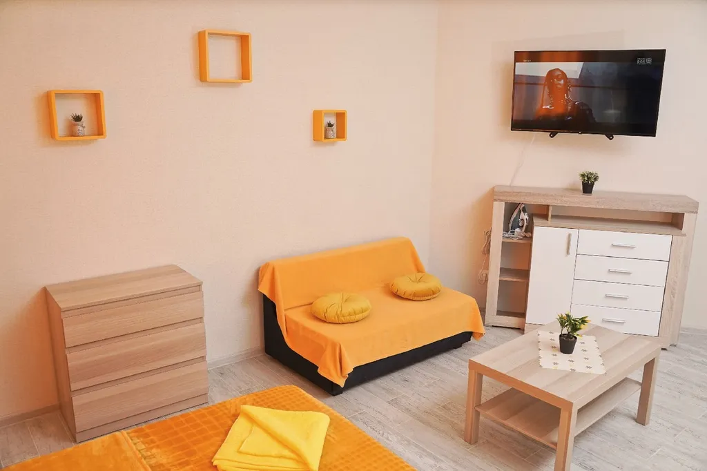 Квартира Уютная квартира-студия с диванчиком у жд вокзала и ТЦ Вавилон — Тверь