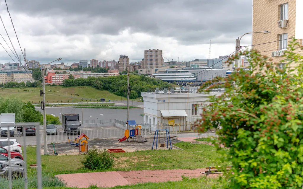 Просторная на заливе с панорамными окнами, кондиционер, 2 TV