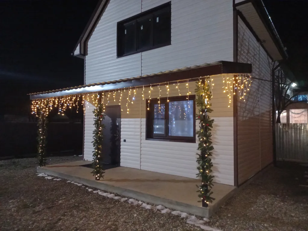 Гуамкаюг. Дом с купелью и видом на горы