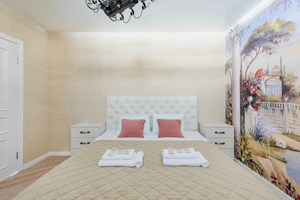 Роскошная с панорамным видом на залив, гостиничный сервис, кондиционер