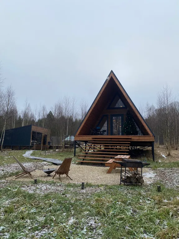 Дом в стиле A-frame