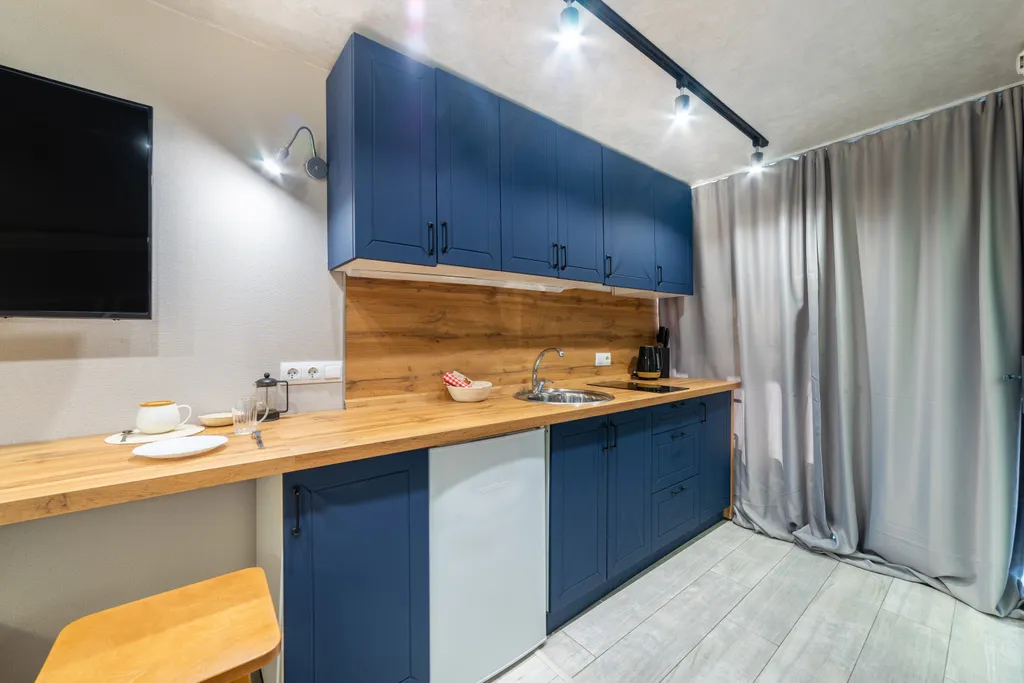 Синяя студия в ЖК Гринберг в горах