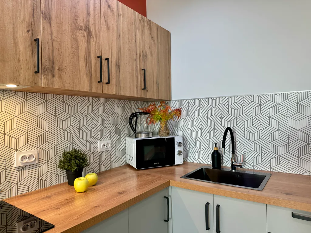 Скандинавская квартира с панорамным видом на город