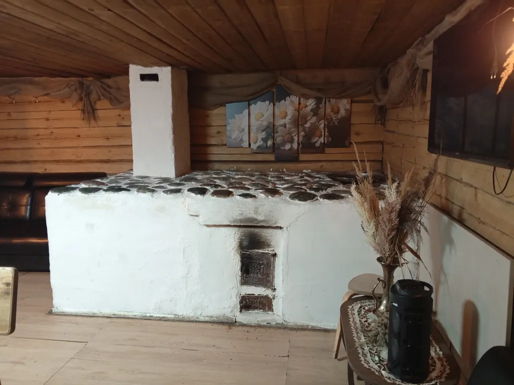 Новый год с русской баней на дровах