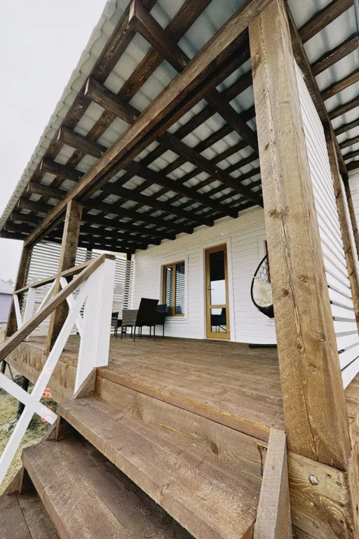 Уютный домик на берегу Ладожского озера с сауной и баней