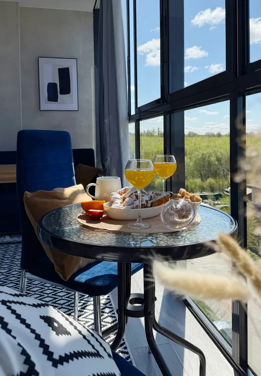 Квартира Квартира Уютная светлая студия с панорамным видом — Светлогорск