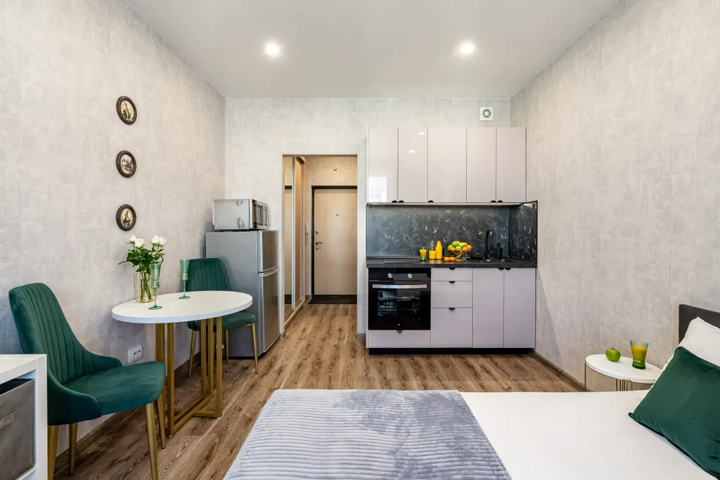 Стильная студия у парка Оккевиль