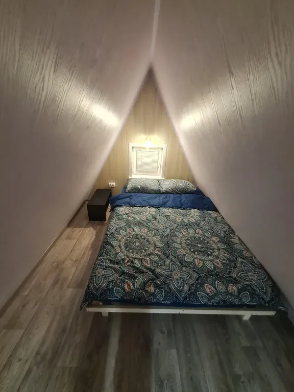 Дом A-frame с баней