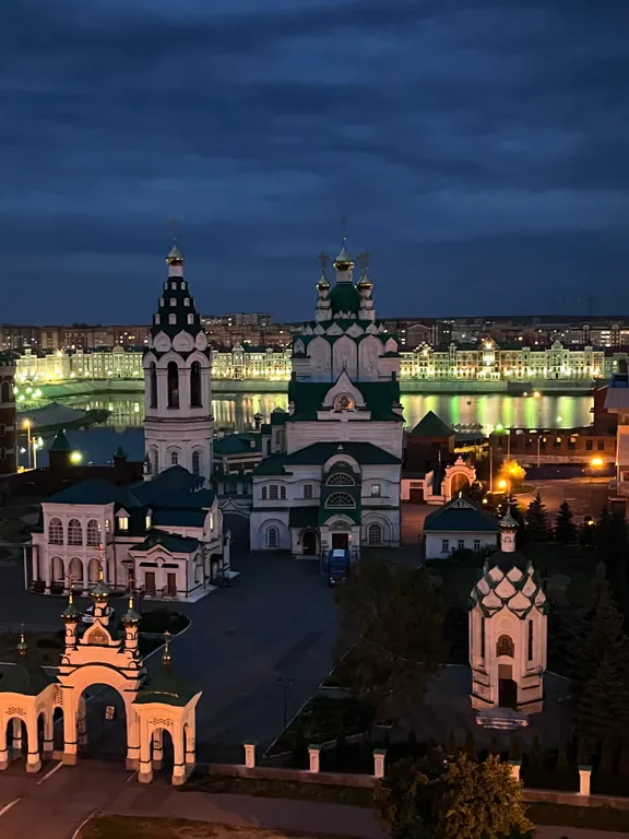 Центр туристической Йошкар-Олы с лучшим видом на Набережную