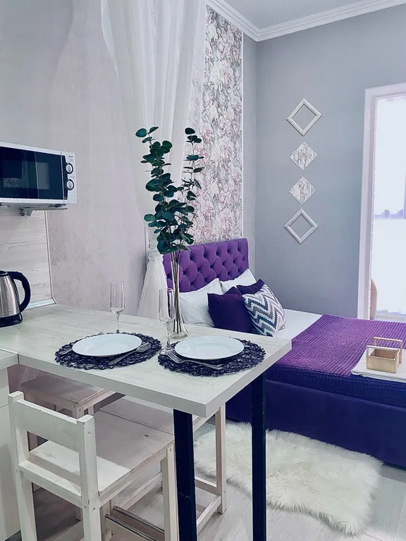 Квартира Квартира Студия Фиолет возле парка и лебединого озера — Горячий Ключ