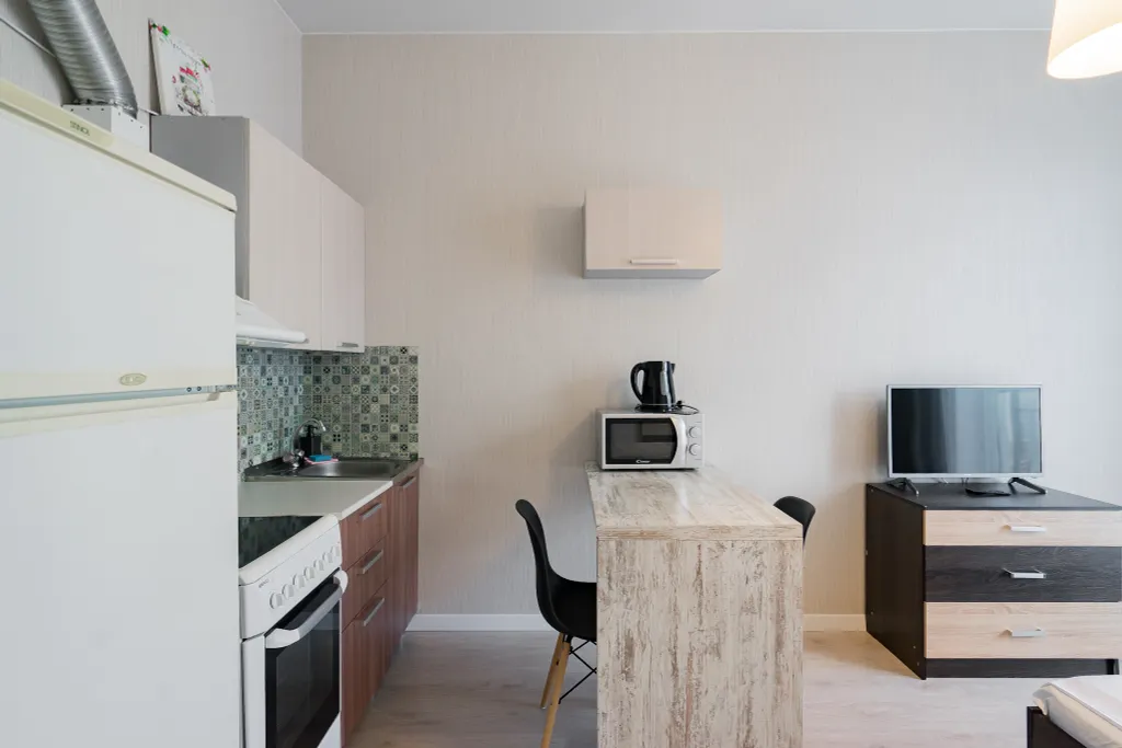 Квартира Квартира Студия в апарт-комплексе "Салют" на Звездной — Санкт-Петербург