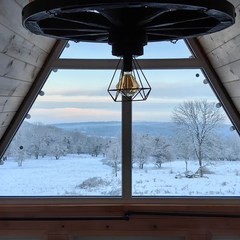 Коттедж Отдых от городской суеты в Адыгеи, домик в лесу А-фрейм — Веселый