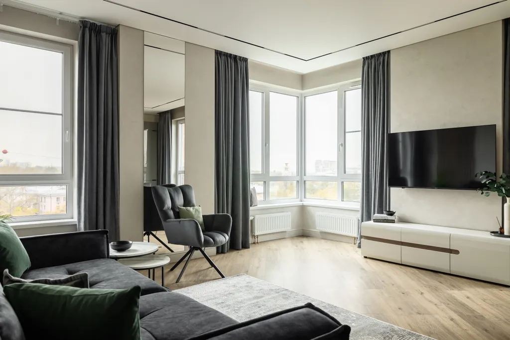 Квартира Квартира Просторная евротрешка в жк бизнес-класса западный порт у м. Фили — Москва