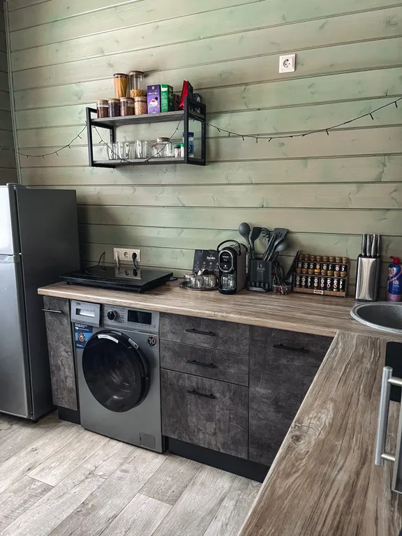 Дом в лесу с баней и чаном