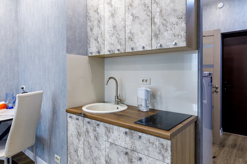 Апартаменты цвета индиго с видом на Суру