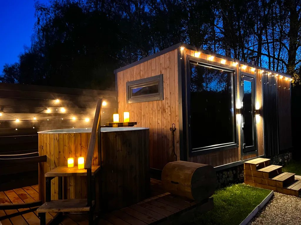 Коттедж Частный дом Art house с камином, купелью и баней — Шишкино