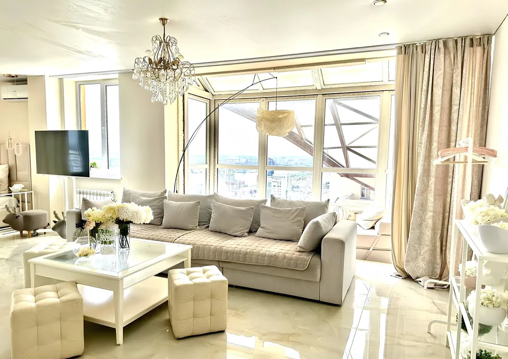 Атмосфера комфорта студия Ваниль с открытым балконом