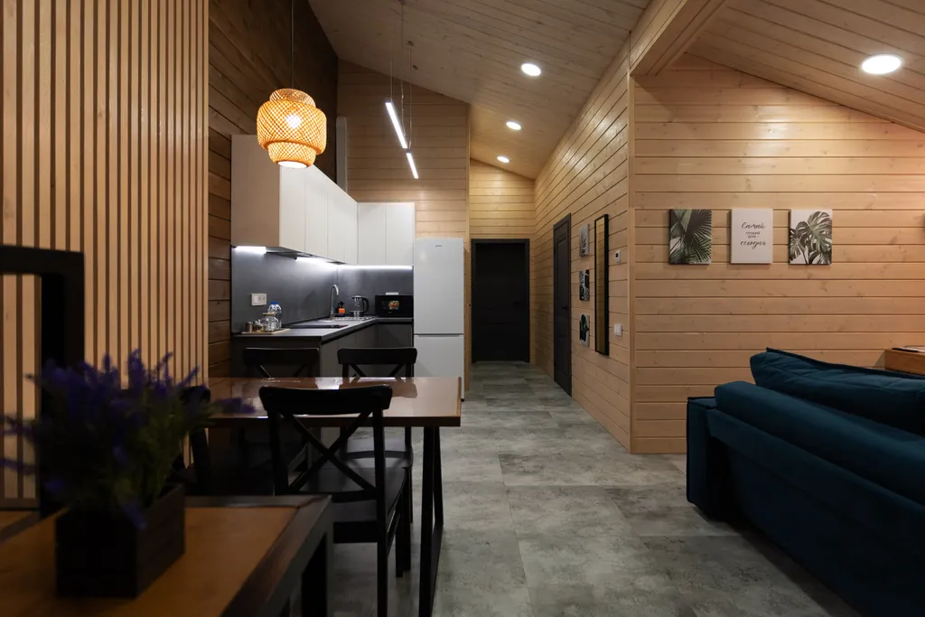 Коттедж 75 м2 на береговой линии бухты Выборгского залива