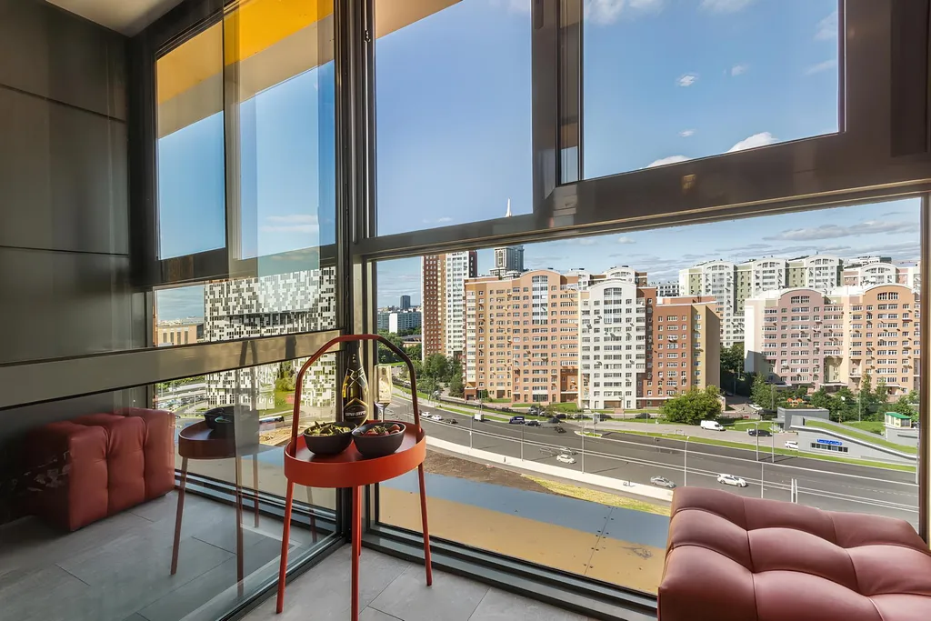 Квартира Квартира Студия Красное и чёрное 243. Арт Апартс Запад. — Москва