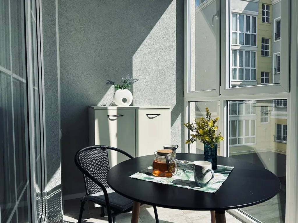 Эксклюзивная студия с двумя балконами и прекрасным видом