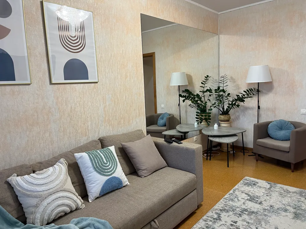 Уютная квартира в центре Хосты, 10 мин до пляжа неспешным шагом