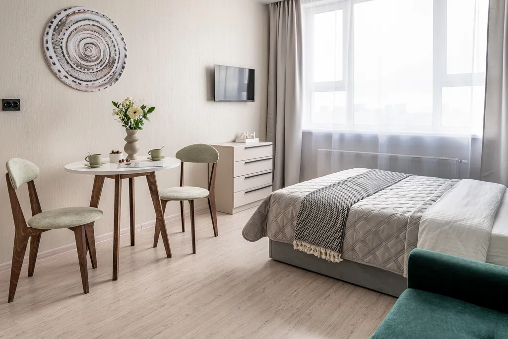 Стильная студия с авторским ремонтом в жк студия парк