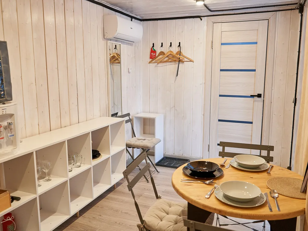 Дом 30m2 — чан, кухня, возможность отдыха с питомцем