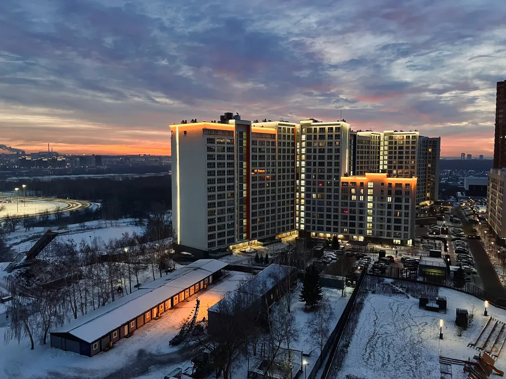 Квартира Квартира-студия с видом на рассвет и Сибирь-Арену — Новосибирск