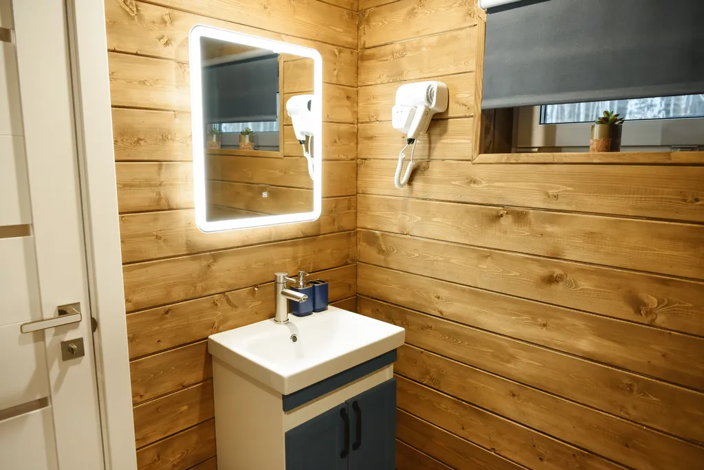 Синий домик