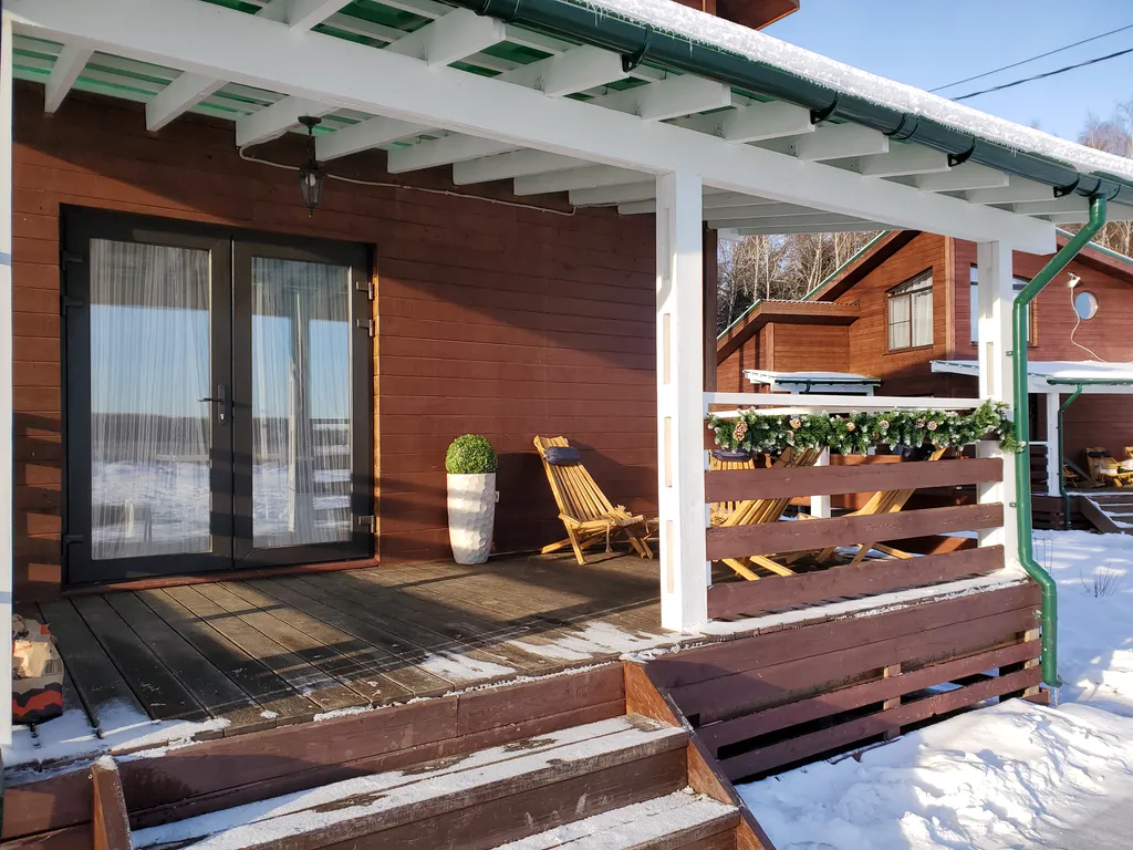 Дизайнерский домик на семейной экоферме в Немцово