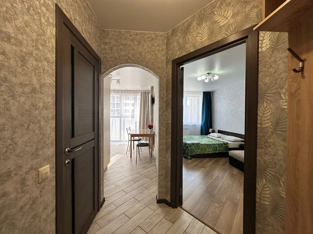 Уютная 1-комнатная квартира в Рязани у Солотчи Современный ремонт, Wi