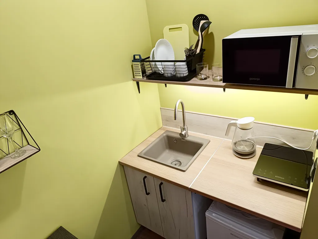 Стильная студия для семьи из 3х человек возле ЖД Вокзала