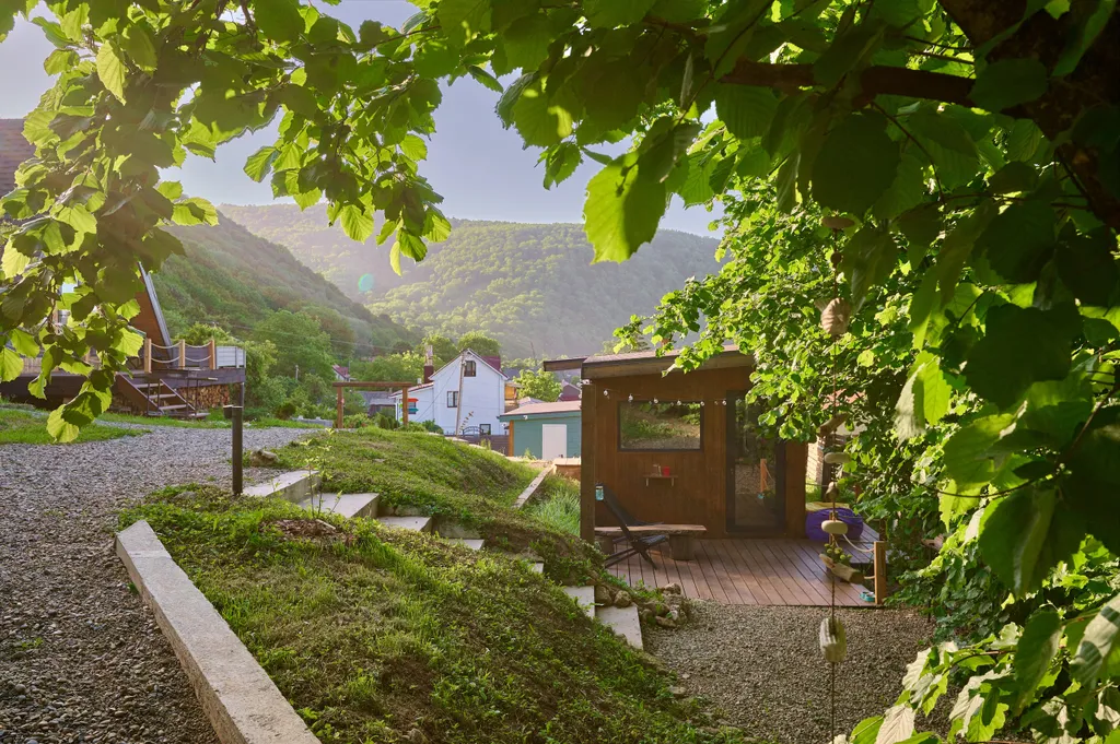 Очаровательный мини-дом с видом на горы Адыгеи