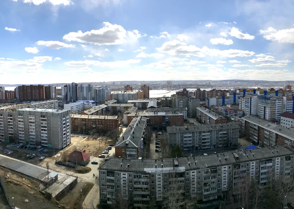 Квартира Квартира с видом на город и Ангару — Иркутск