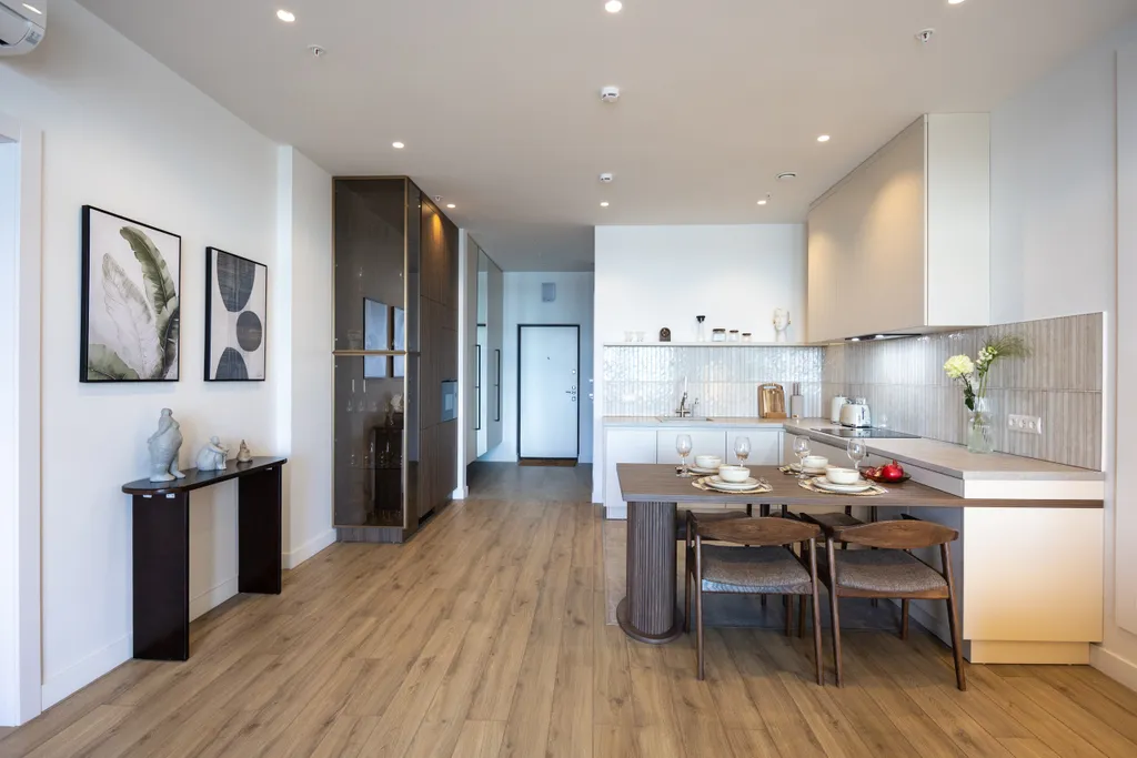 Апартамент с прямым видом на море, 1 линия жк променад