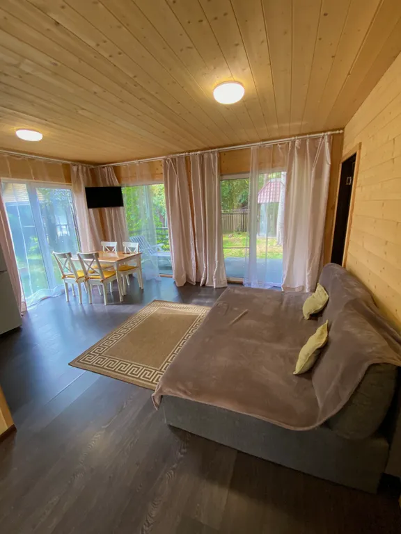 Уютный дом для семейного отдыха с баней и детской площадкой