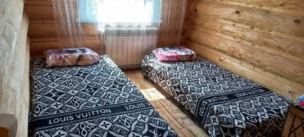 Дом из брёвен с русской баней и финской сауной 7 км от города