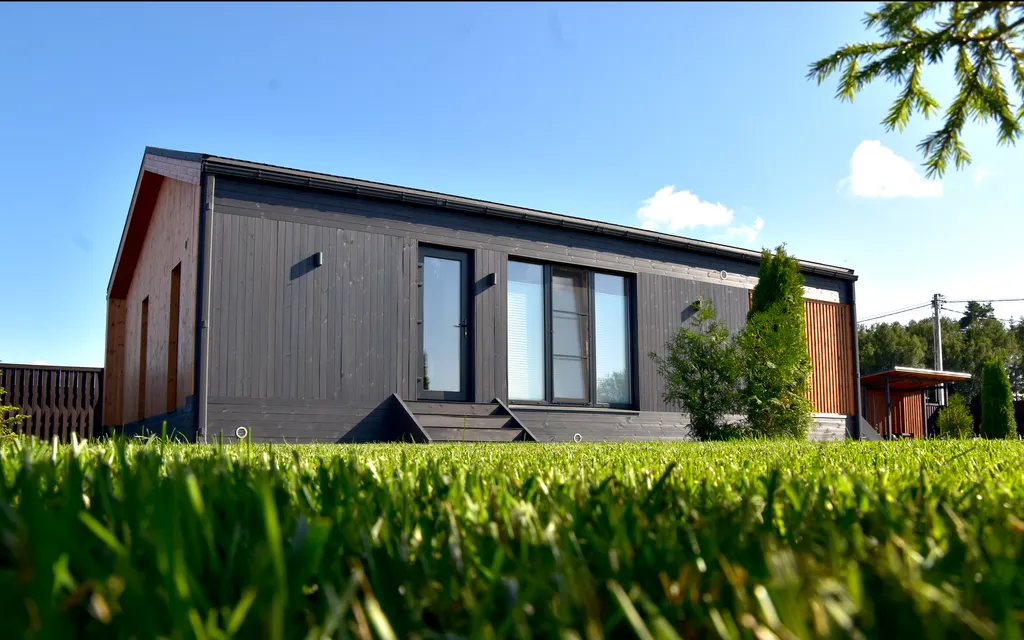 Уютный барнхаус Daсhа Beketovо с панорамными окнами