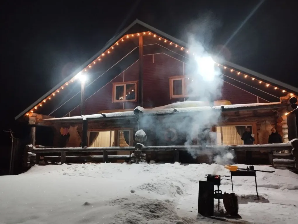 Эко дом на берегу Белого моря