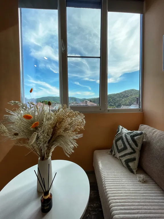 Апартаменты с видом на горы три минуты до моря