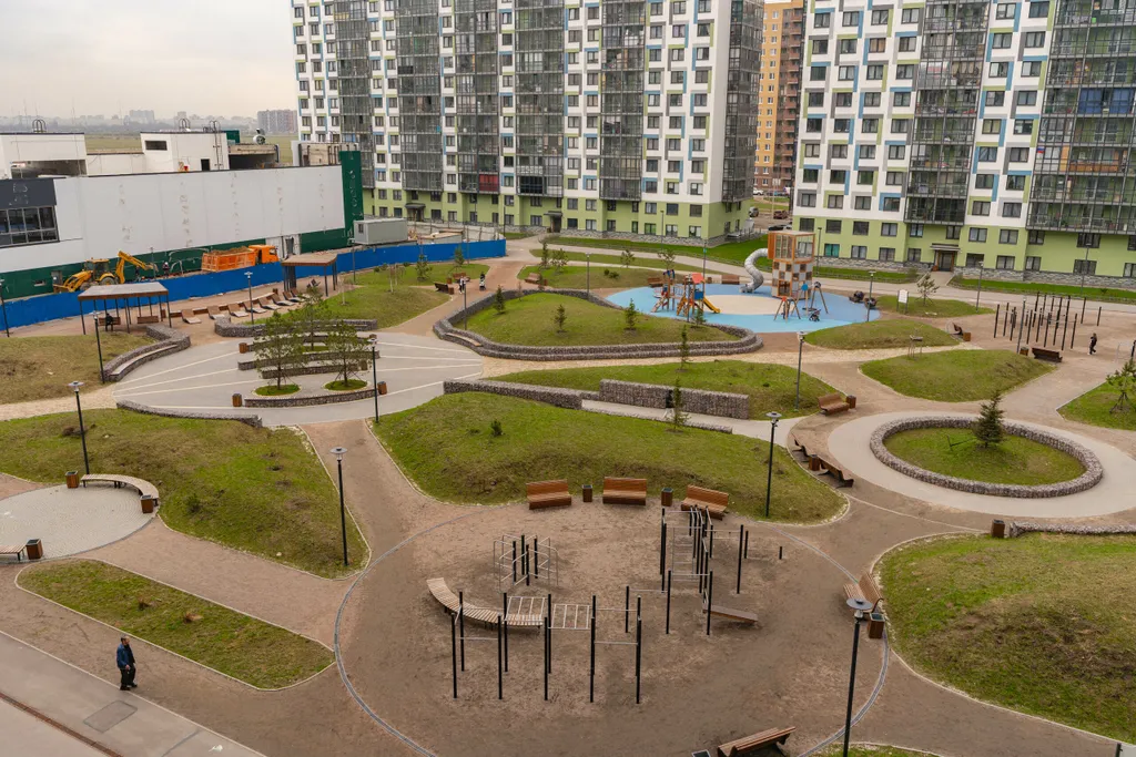 Квартира Квартира Студия у метро Девяткино — Санкт-Петербург