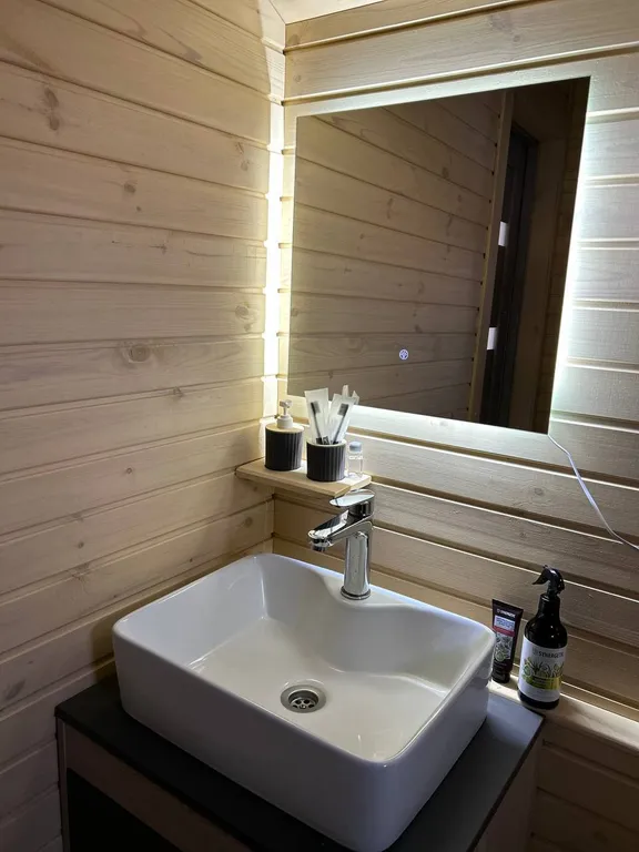 Уютный домик в центре города с русской баней на дровах