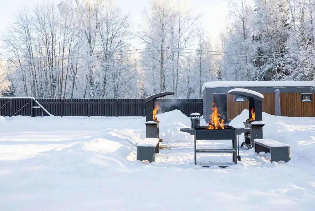 Мобильный дом с видом на озеро