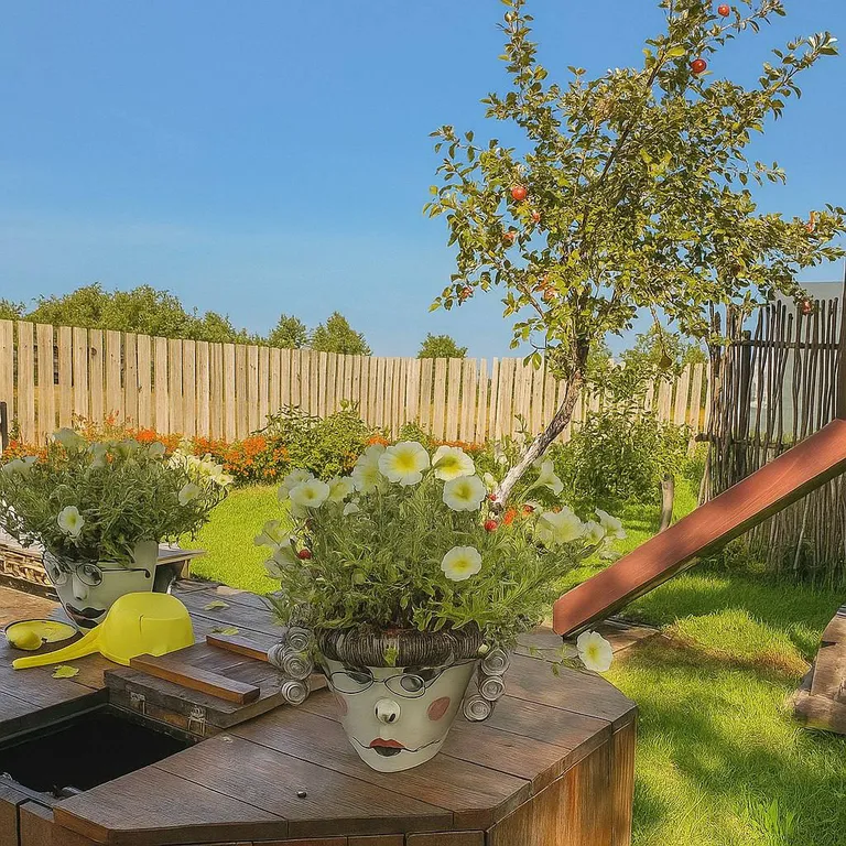 Сказочный домик в деревне